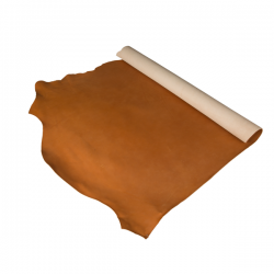 夫烈區未透染雕刻皮 黃棕 特級 SIDE 2.0/2.4mm