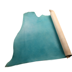 夫烈區未透染雕刻皮 藍色 特級 SIDE 2.0/2.4mm