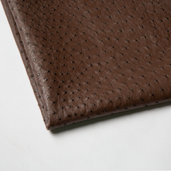 歐非駝鳥皮 焦茶 W/H 1.3/1.6mm