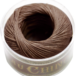 小法薩林麻臘線S40 21#195 Dk.Brown焦茶 0.45mmx50m 不二價